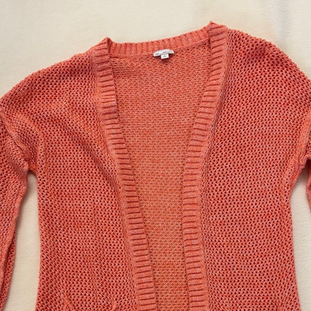 GAP Coral Open Knit Lightweight Cardigan Sweater -  Size Small